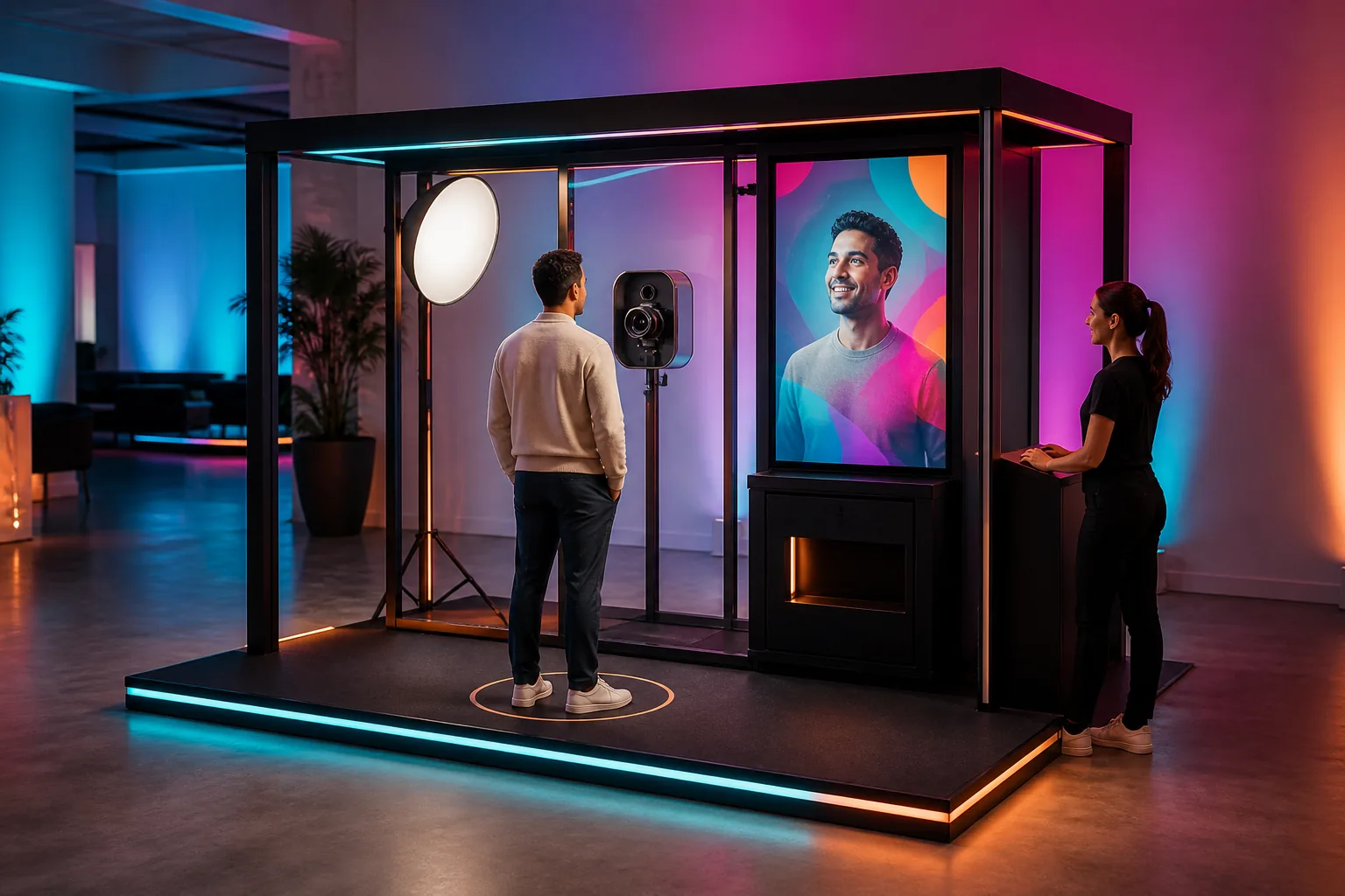 AI Portrait Studio deneyimi için konsept görsel
