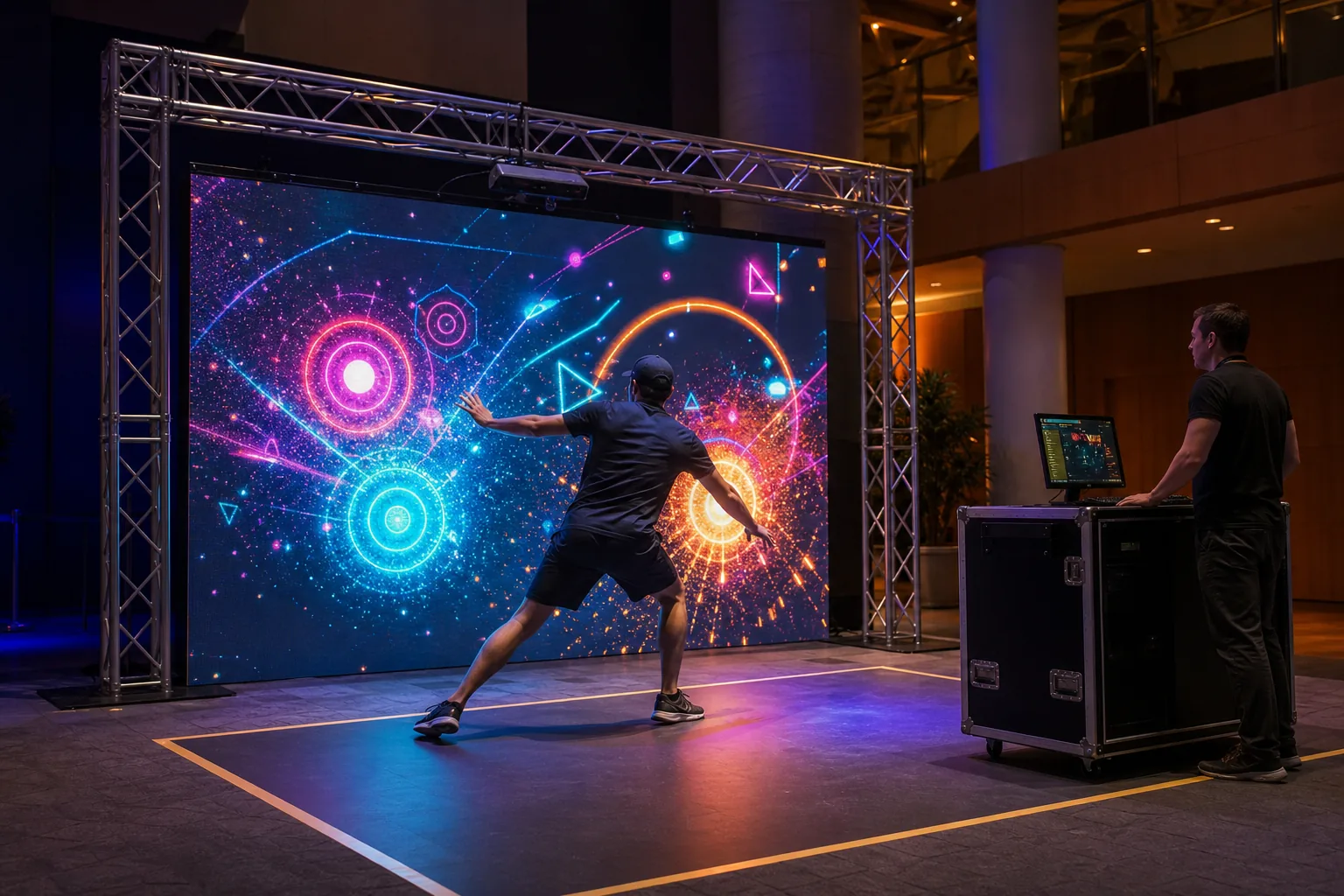 Motion Wall deneyimi için konsept görsel