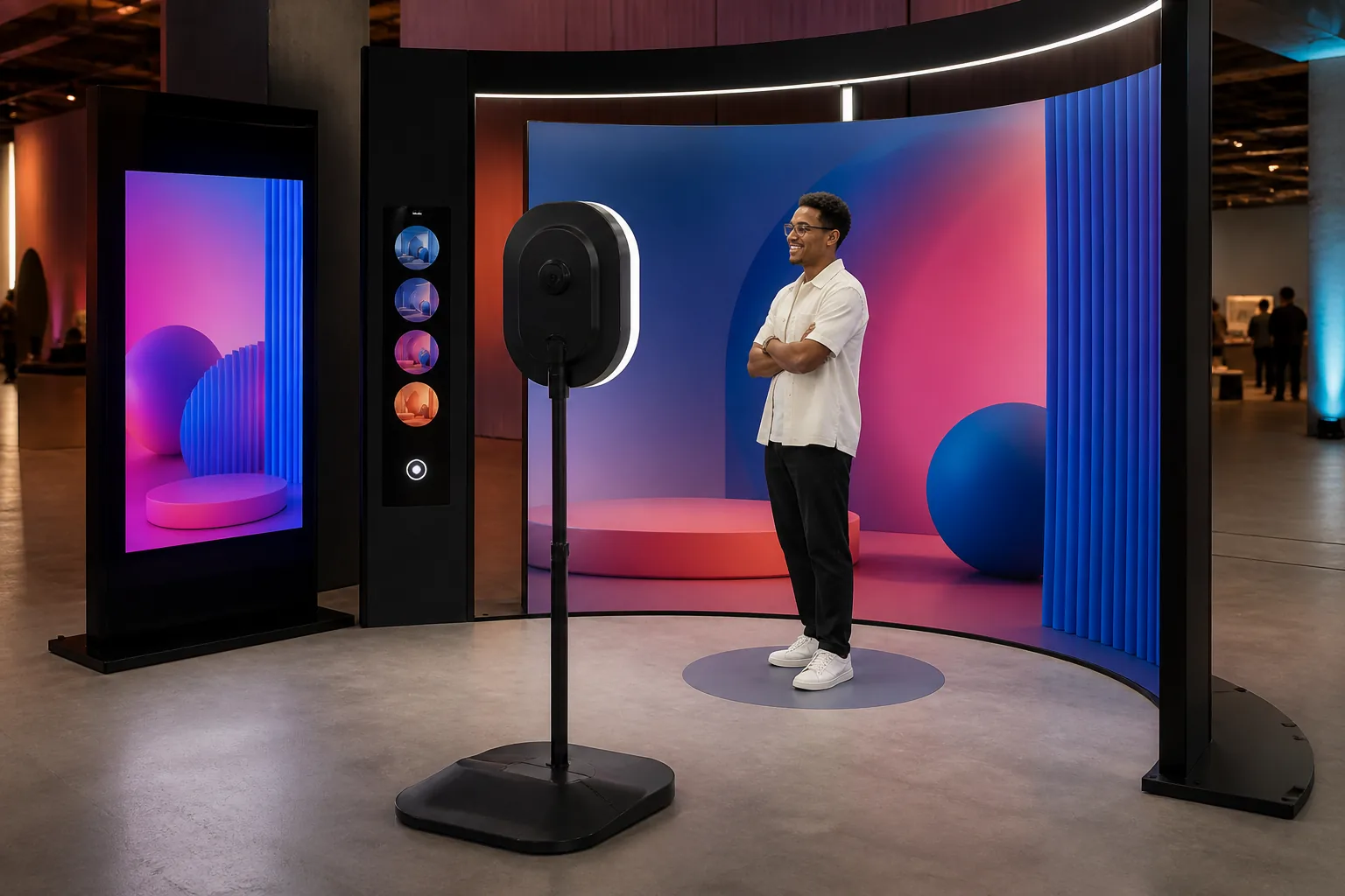 AI Brand World Studio interaktif deneyim görseli