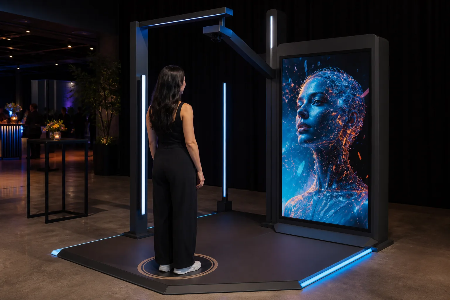 AI Future Self Studio interaktif deneyim görseli