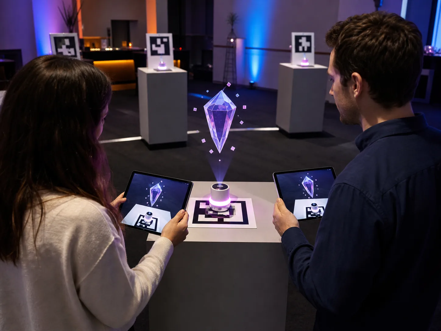 AR Treasure Hunt interaktif deneyim görseli