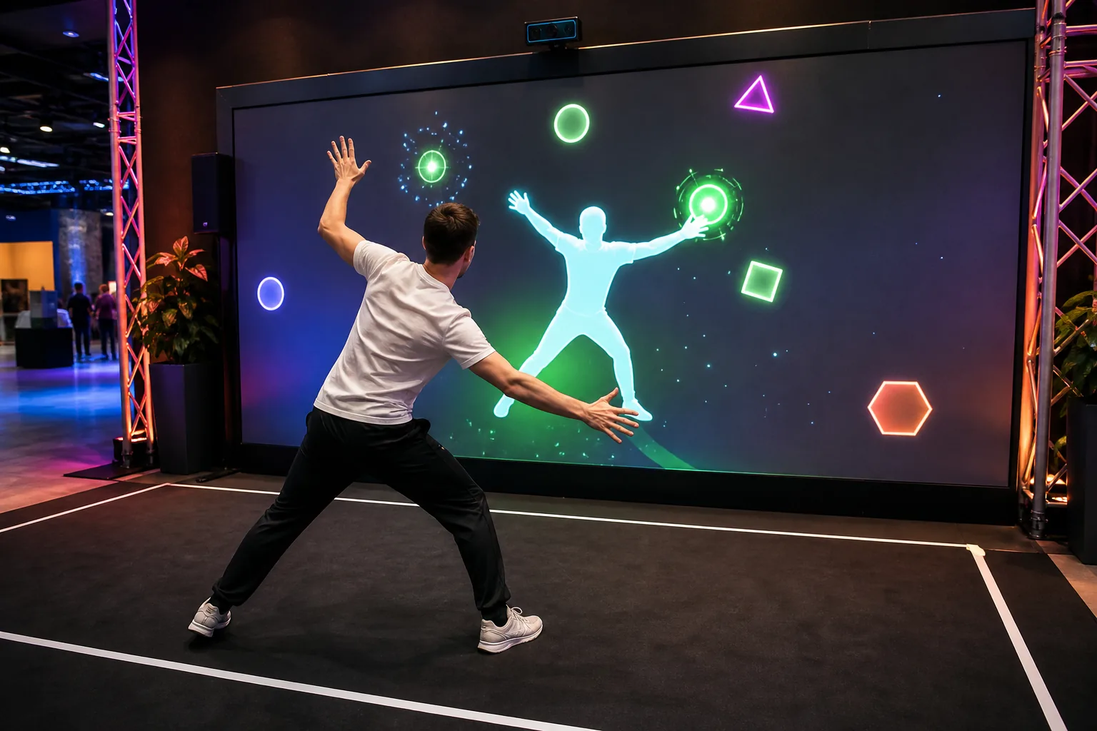 Body Control Game interaktif deneyim görseli