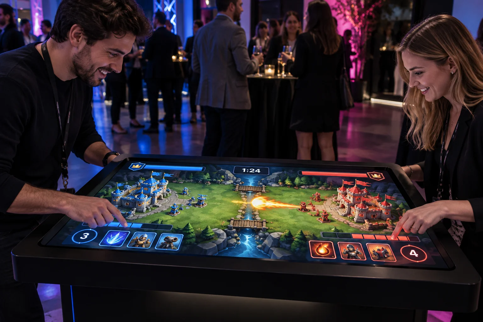 Castle Defense Duel interaktif deneyim görseli