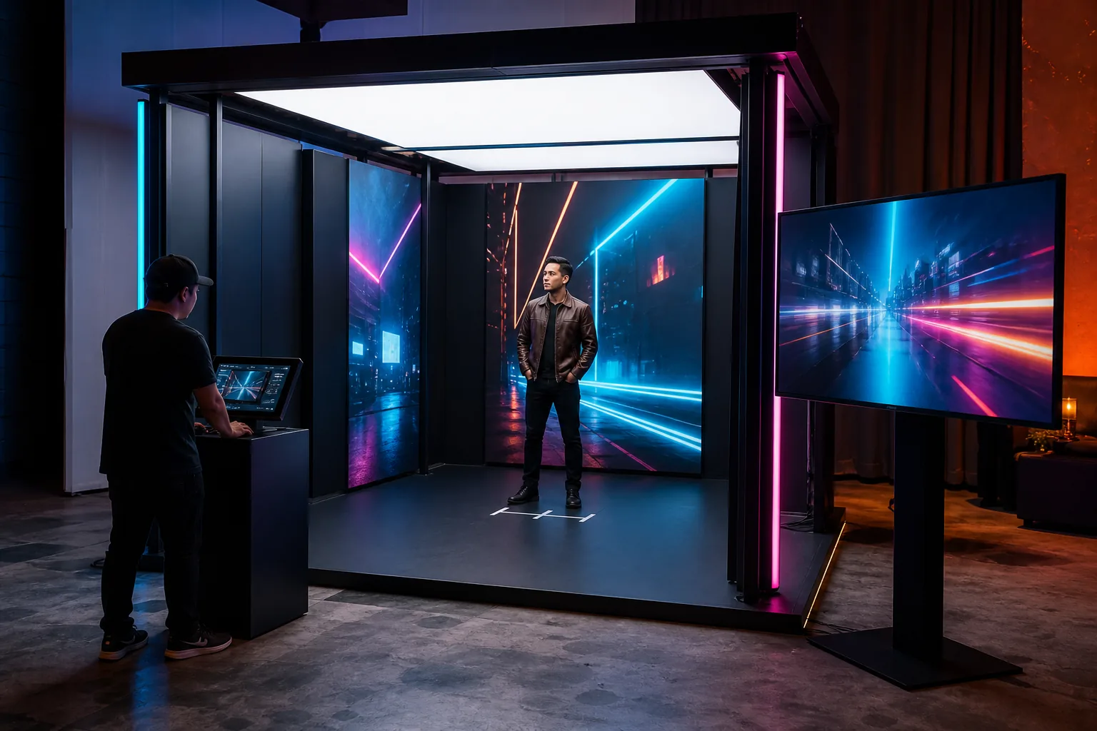 Cinematic Trailer Booth interaktif deneyim görseli