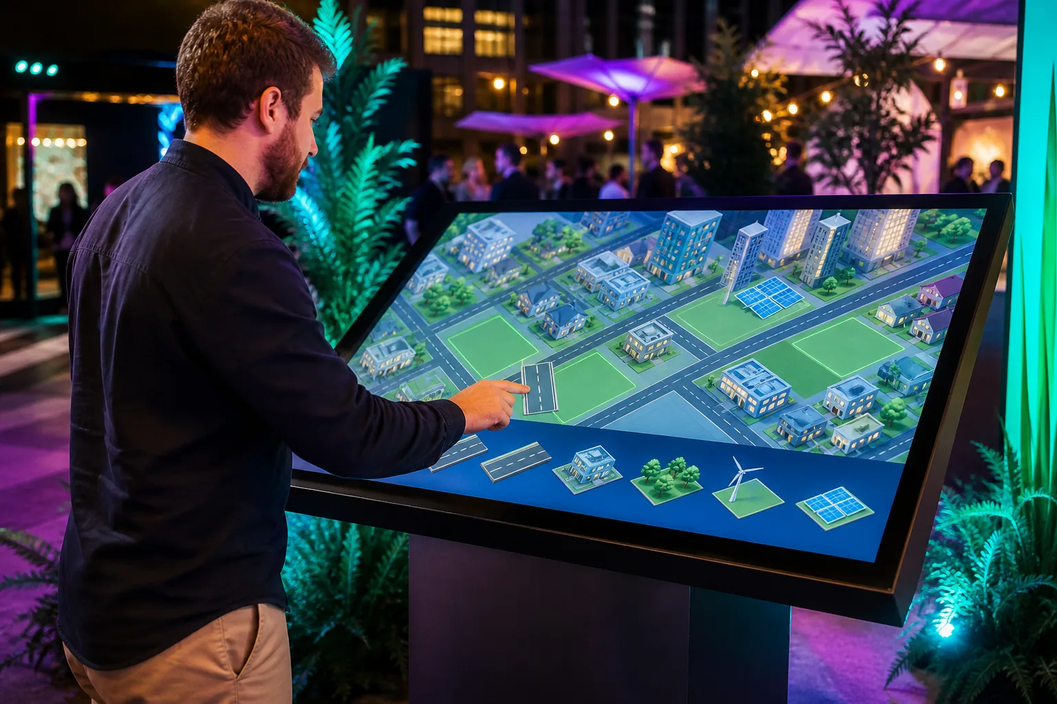 City Builder Rush interaktif deneyim görseli