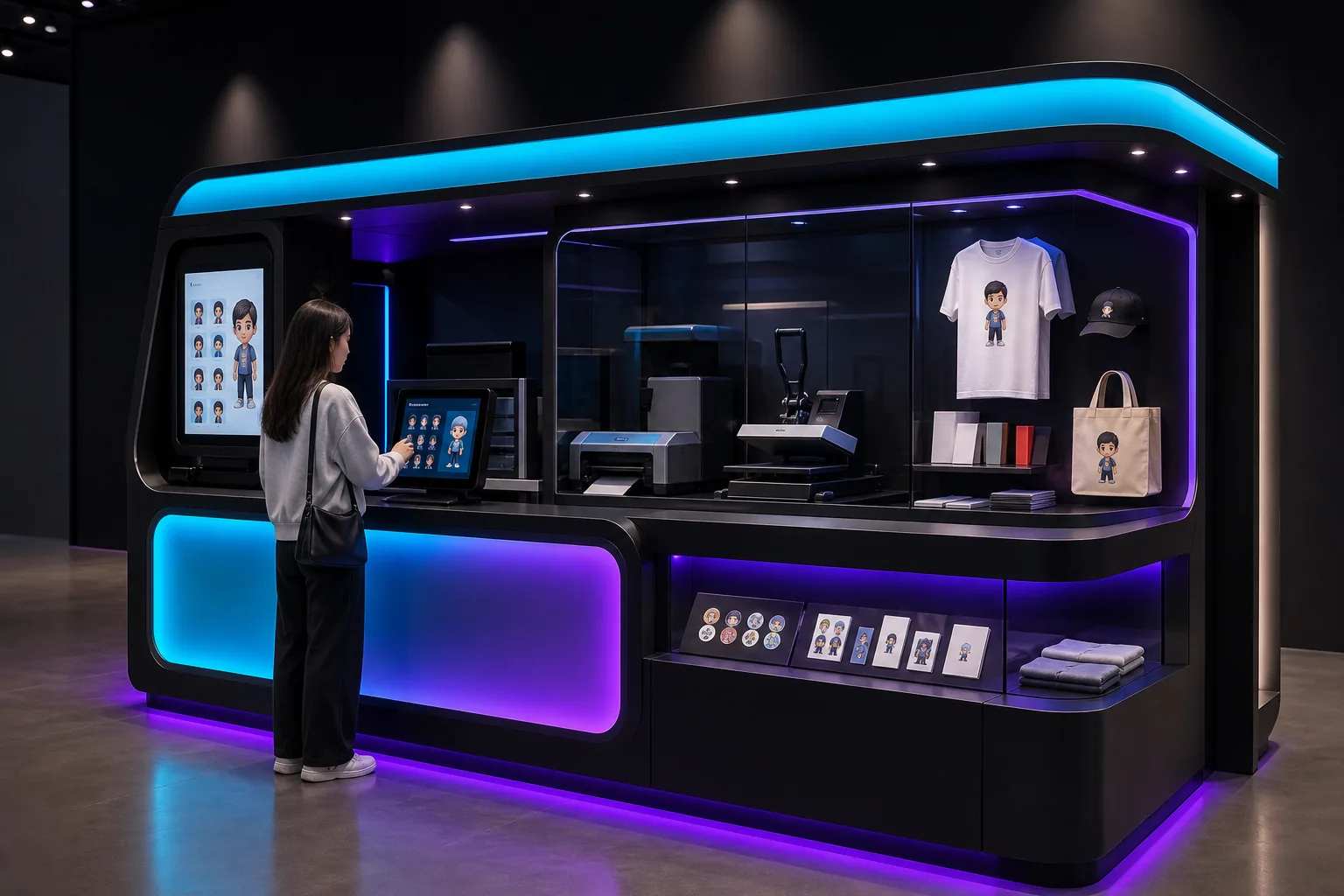 Digital Avatar Merch interaktif deneyim görseli