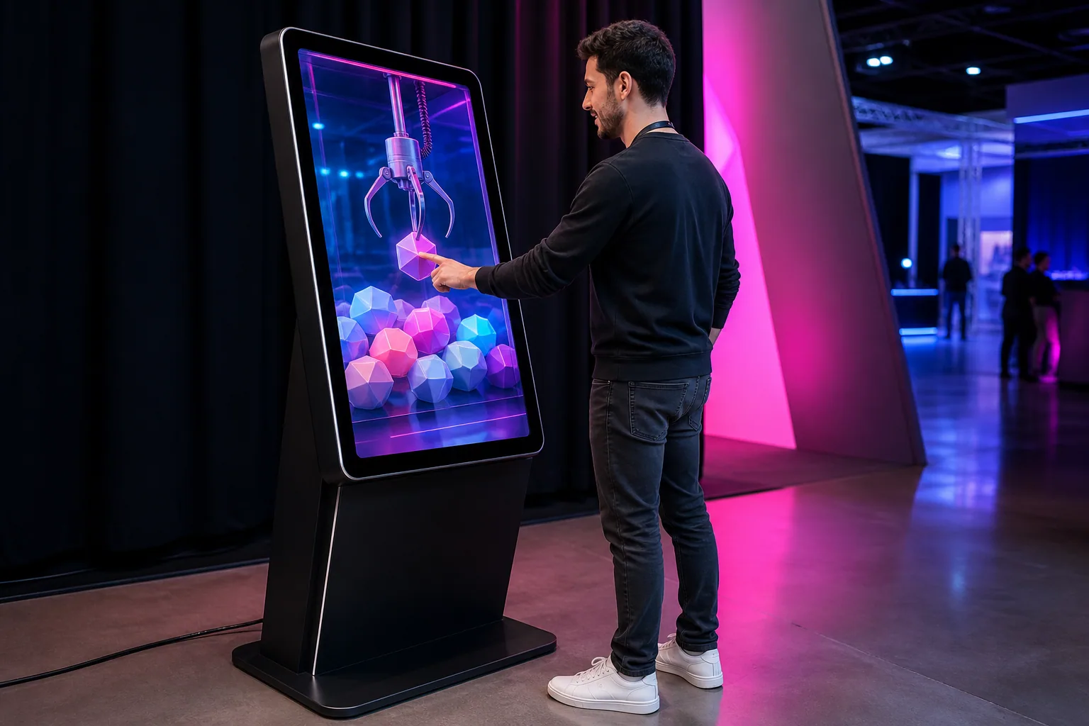 Digital Claw Machine interaktif deneyim görseli