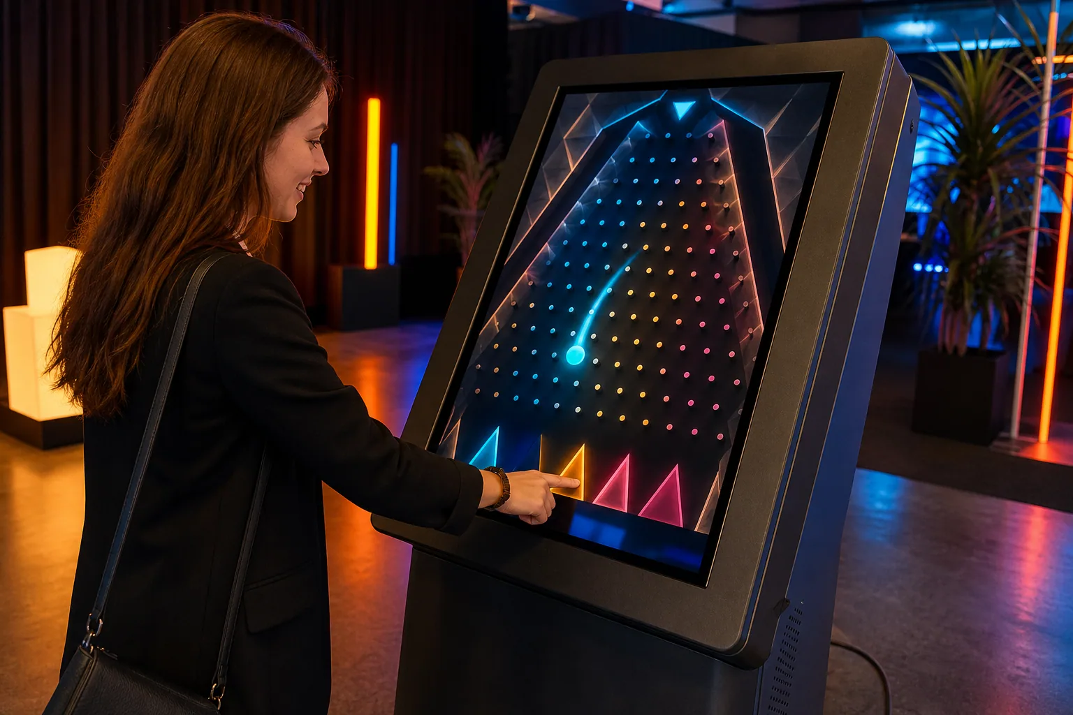 Digital Plinko interaktif deneyim görseli