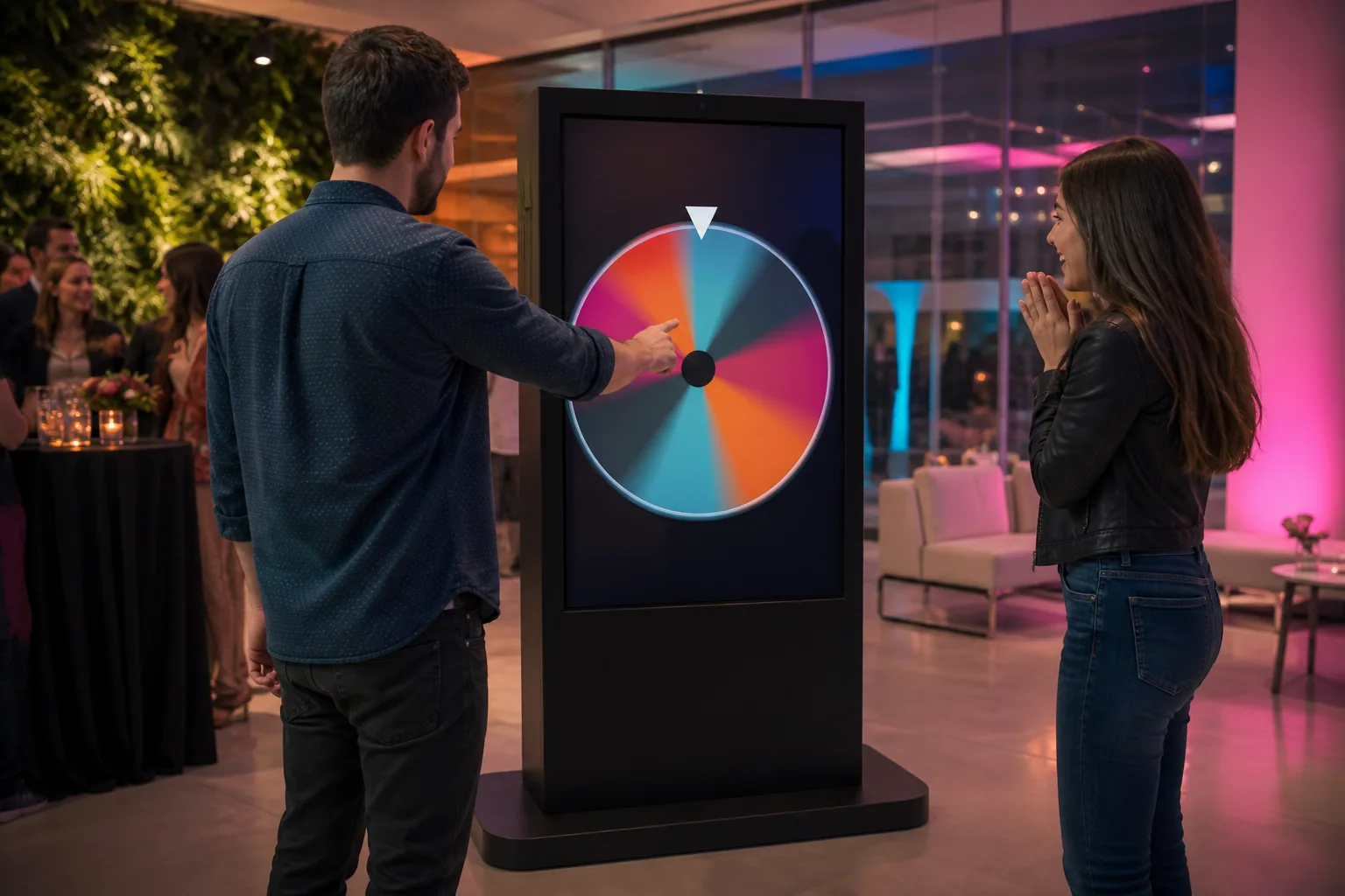 Digital Prize Wheel interaktif deneyim görseli
