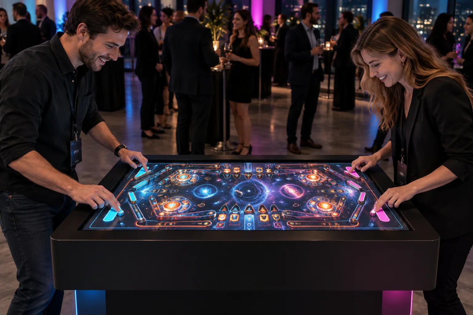 Pinball Duel interaktif deneyim görseli