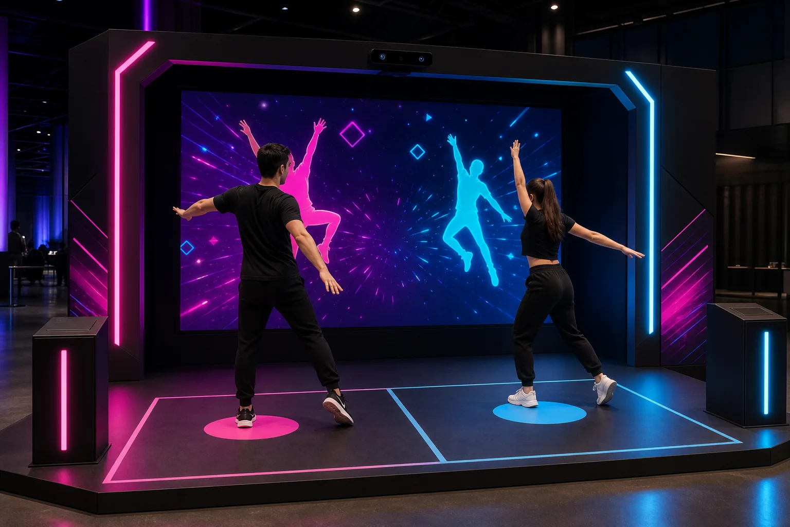 Gesture Dance Game interaktif deneyim görseli