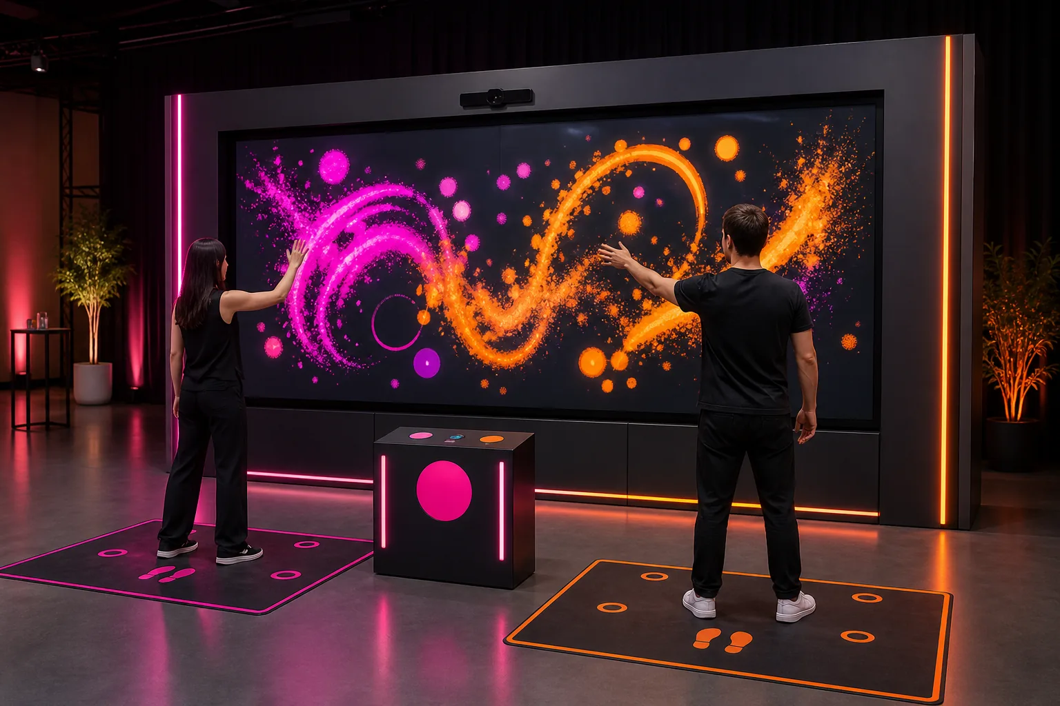 Gesture Paint Game interaktif deneyim görseli