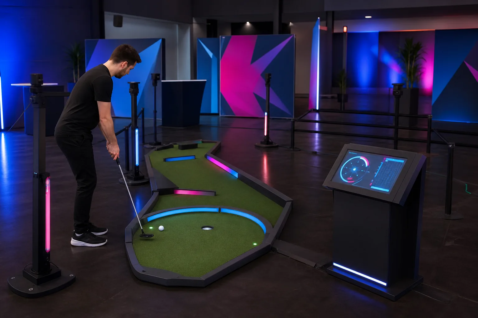 Golf Putt Challenge interaktif deneyim görseli