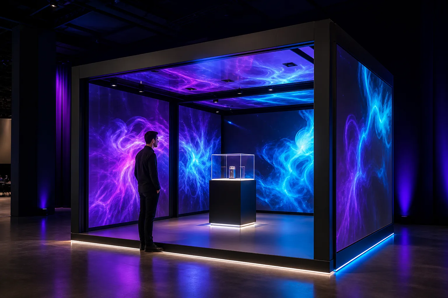 Immersive Product Cube interaktif deneyim görseli