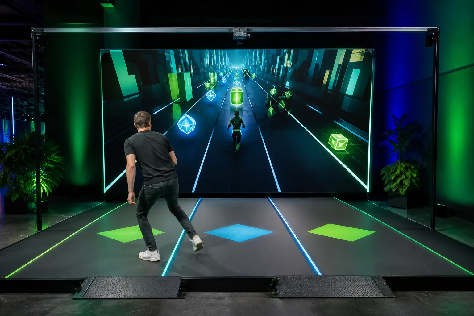Lane Runner interaktif deneyim görseli