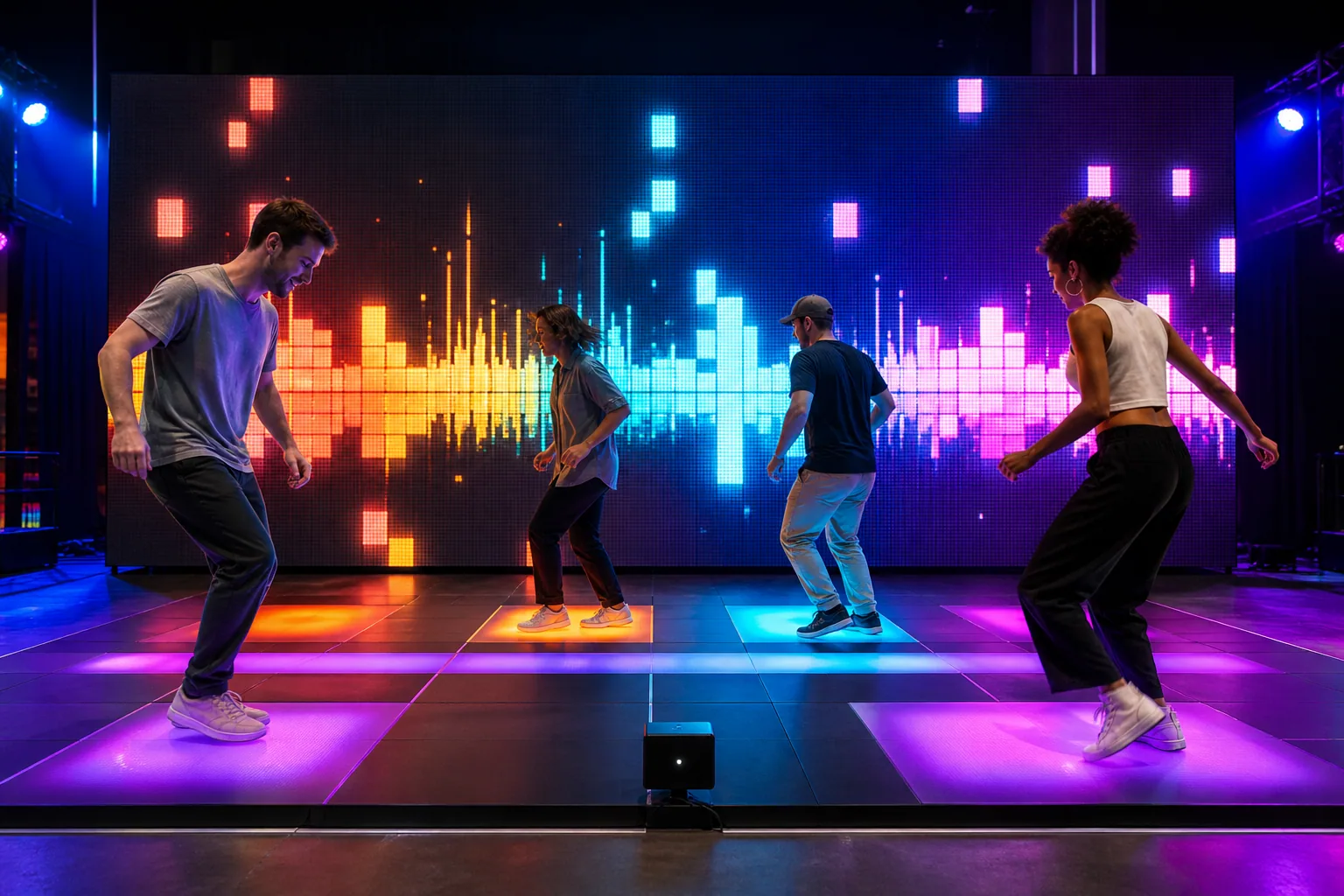Rhythm Steps interaktif deneyim görseli