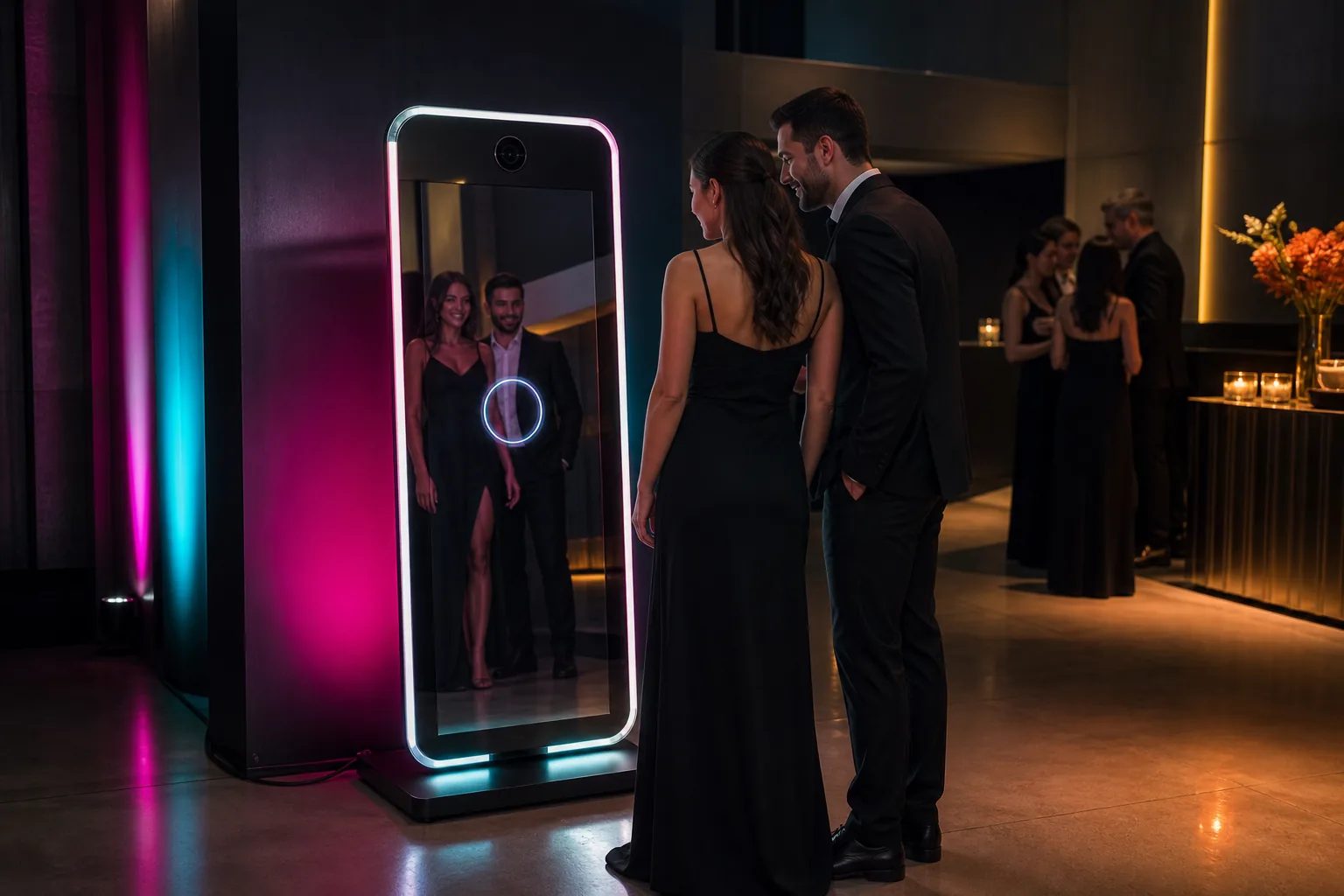Mirror Photo Booth interaktif deneyim görseli