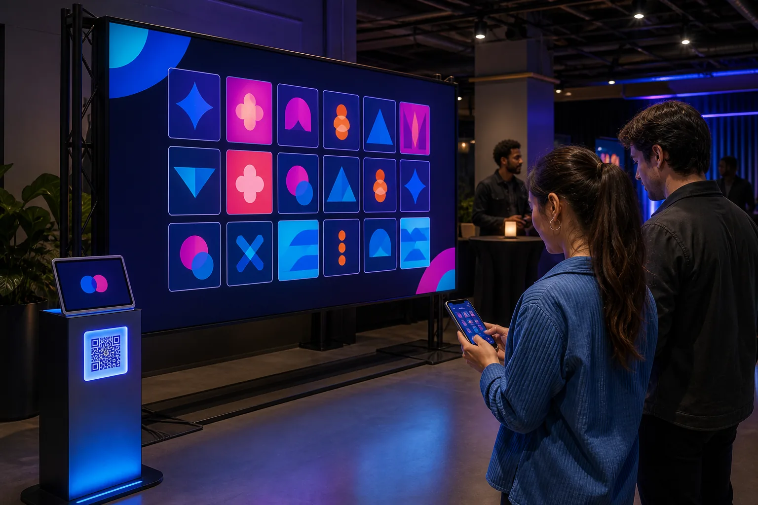 Mobile Memory Match interaktif deneyim görseli