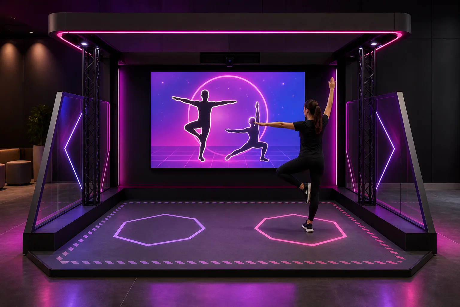 Multiplayer Pose Game interaktif deneyim görseli