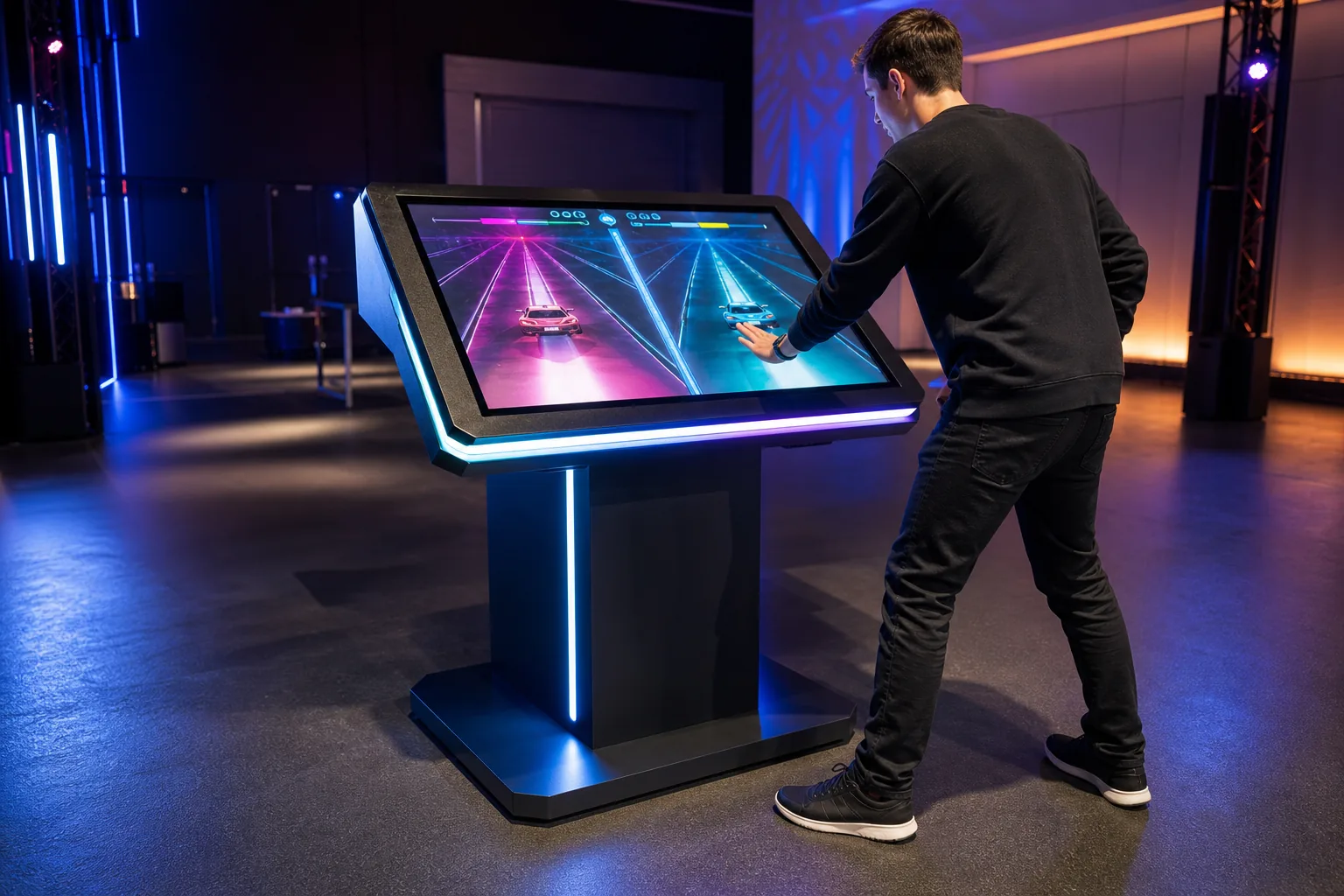Multiplayer Tap Race interaktif deneyim görseli