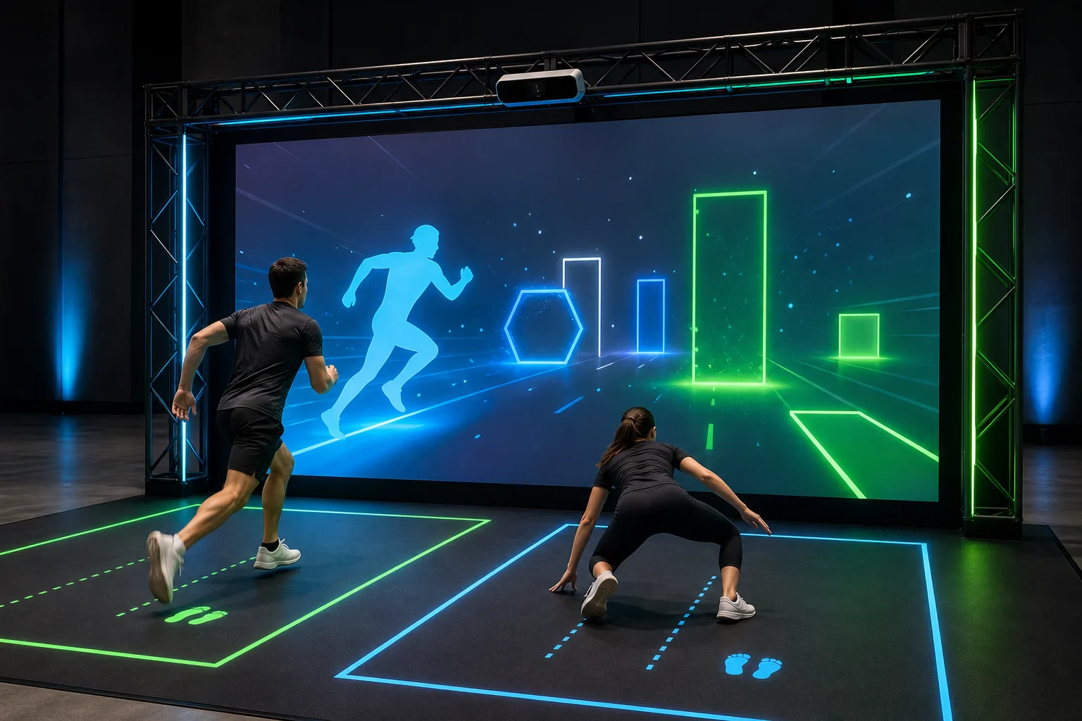 Shadow Runner Game interaktif deneyim görseli
