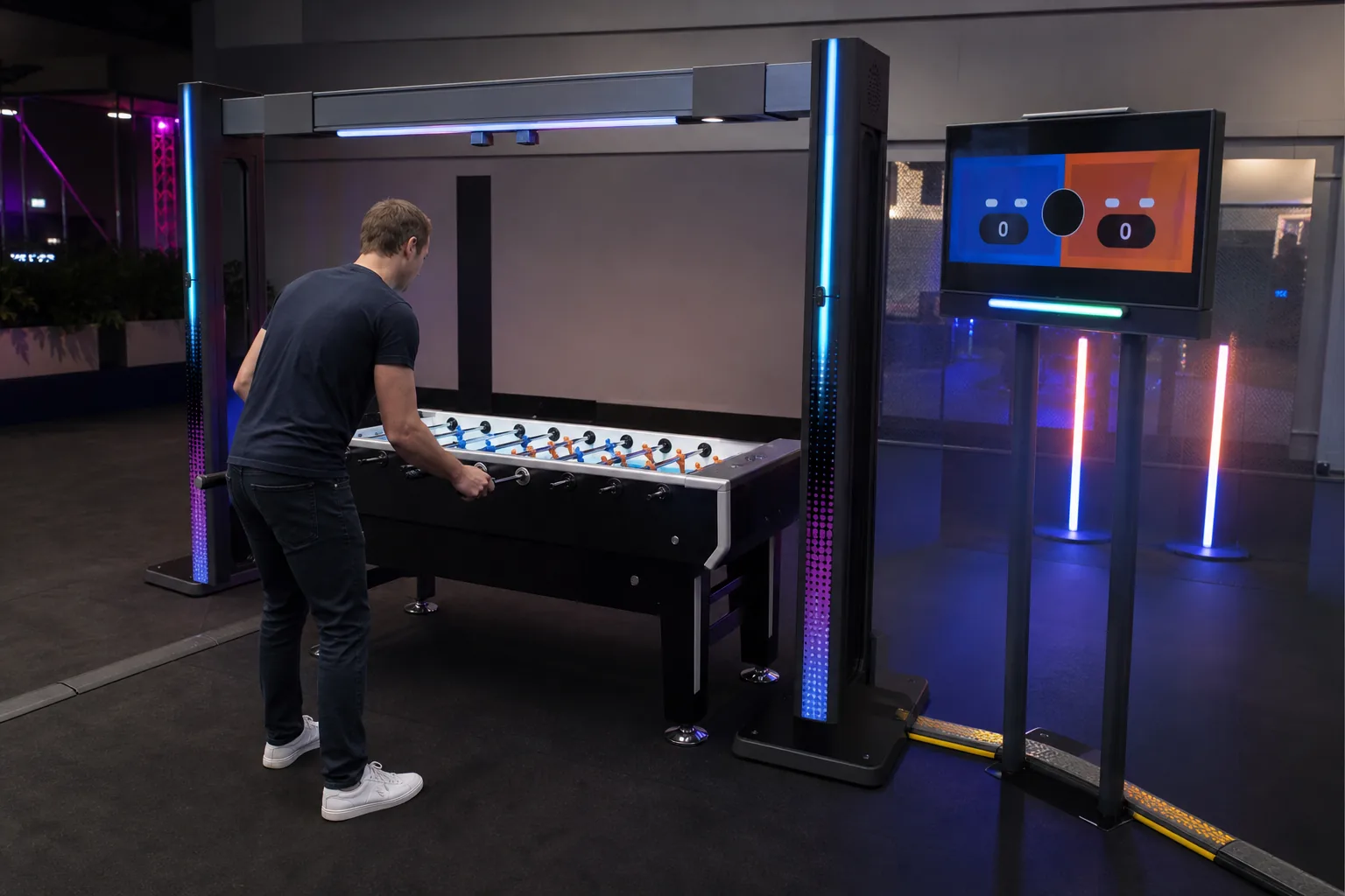 Smart Table Football interaktif deneyim görseli