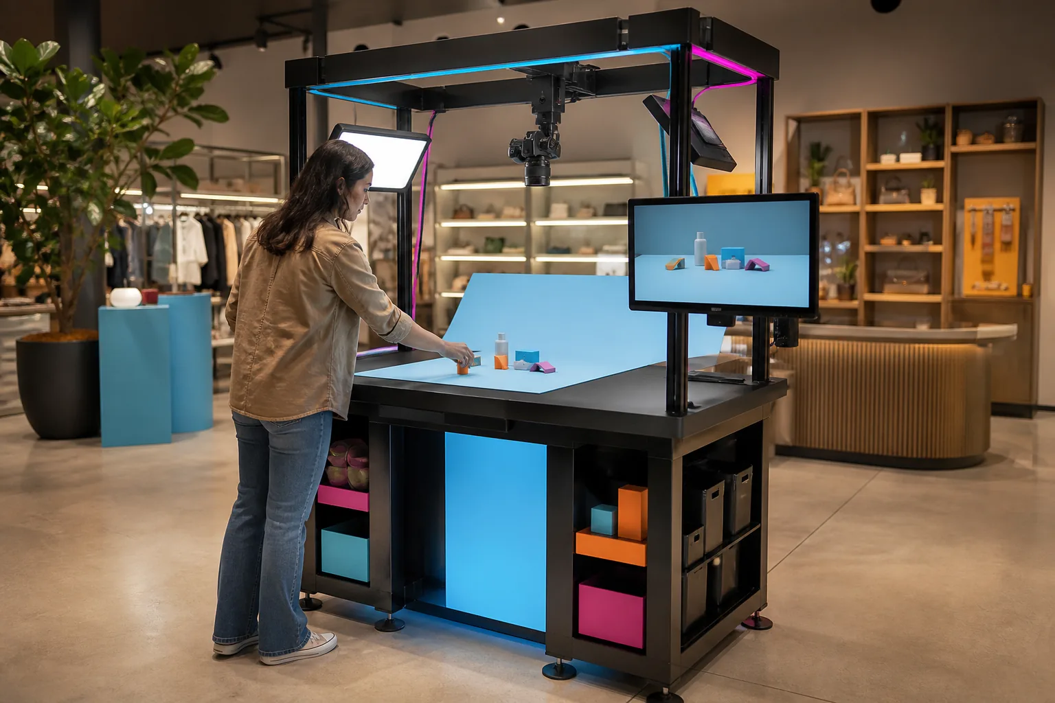 Stop Motion Product Studio interaktif deneyim görseli