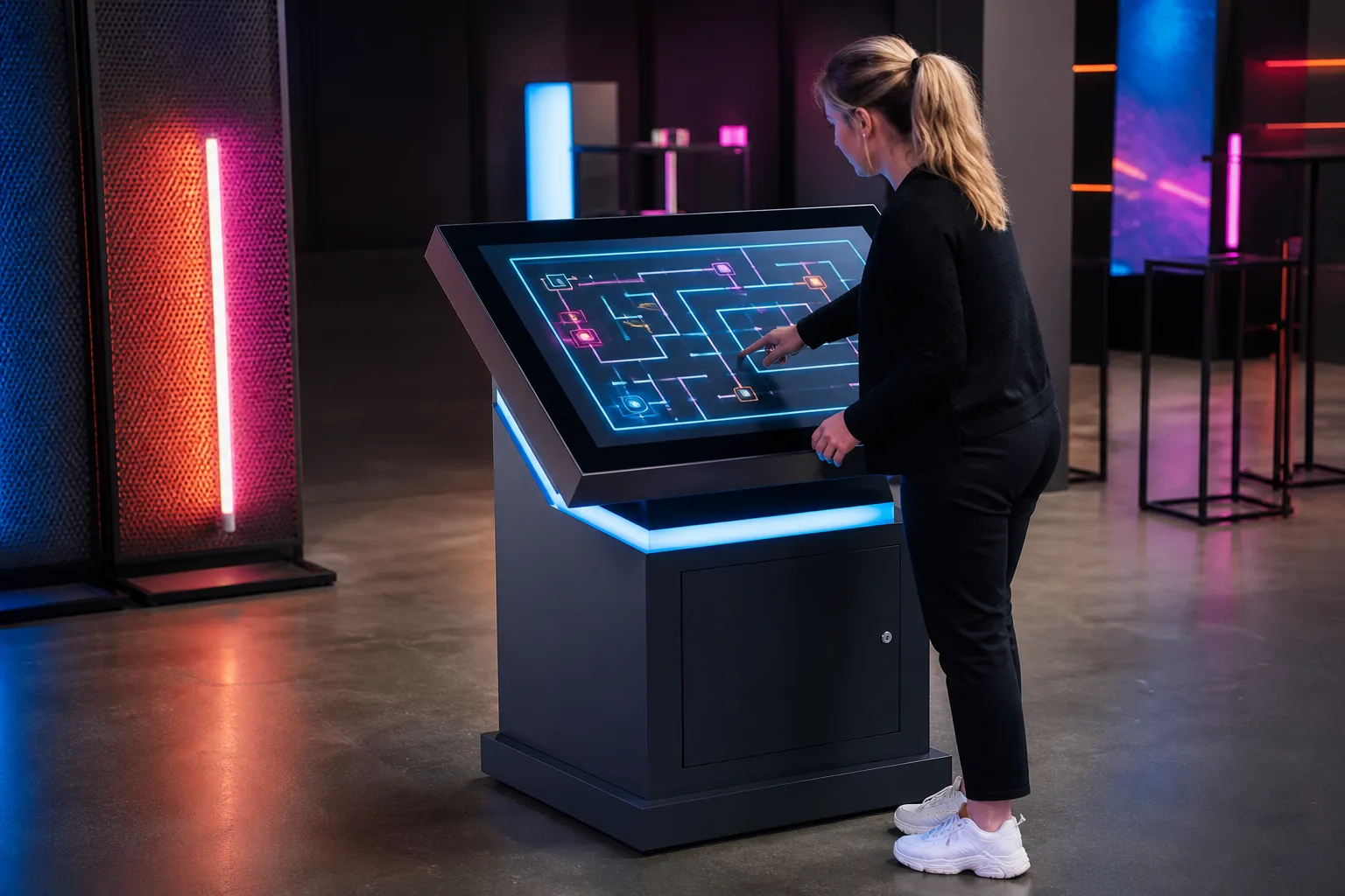 Touch Labyrinth Game interaktif deneyim görseli