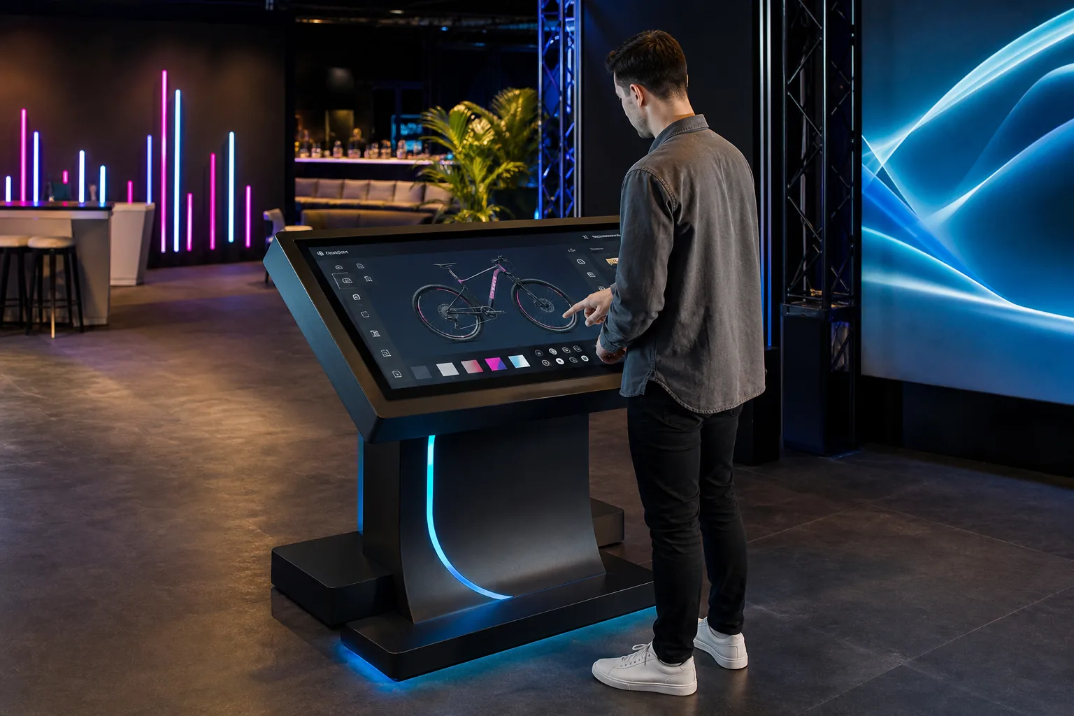 Virtual Product Builder interaktif deneyim görseli