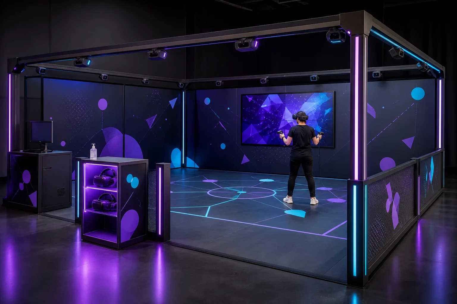 VR Team Escape Room interaktif deneyim görseli